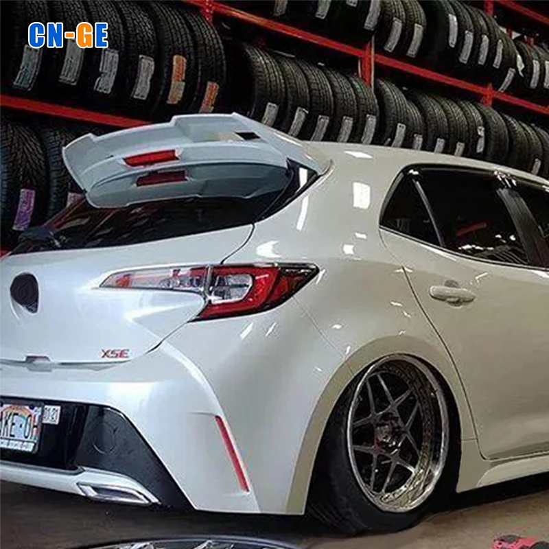Задний спойлер из АБС-пластика для автомобиля Toyota Corolla Auris 5D хэтчбек 2018-2022 на крышу багажника аксессуары