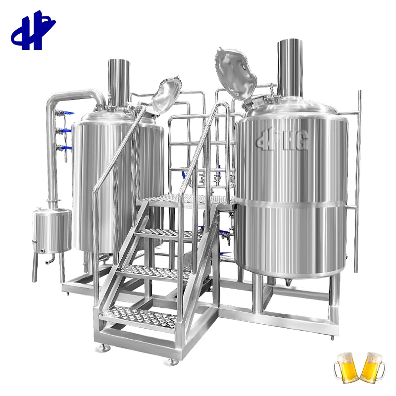 100l 200l 300l  mini small type micro hotel beer brewery machine system/nano brewing equipment for hotel for sale