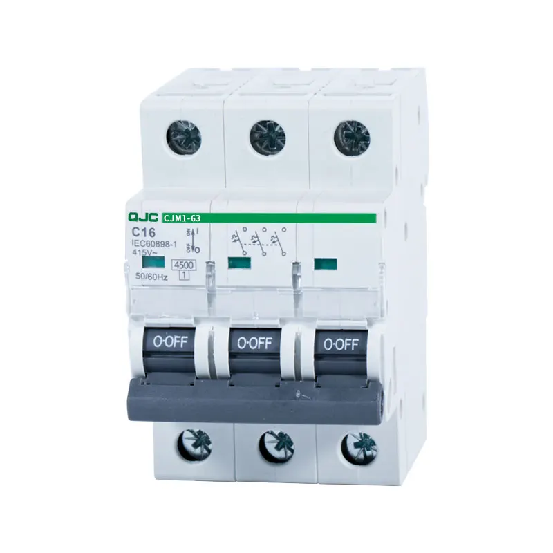  QJC Прямая продажа с фабрики 1P 2P 3P 4P C65 AC 230V/415V 6KA 50/60Hz промышленные бытовые средства защиты цепи мини автомат