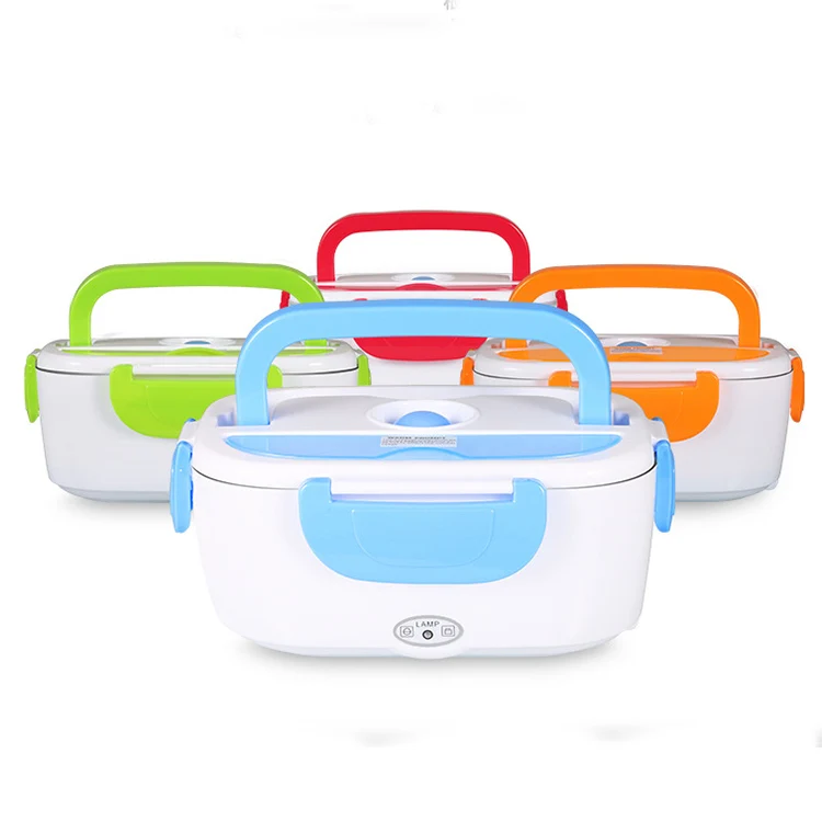 Hot Selling Electric Lunch Box Plastic Portable Food Grade Tiffin Bento Thermo Electric Liner Heating Food Warmer Container