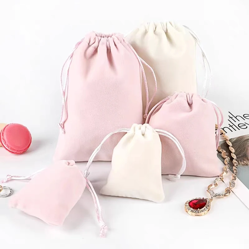 Hot Sale Eco Reusable storage bag Custom logo printed drawstring jewelry pouch bag