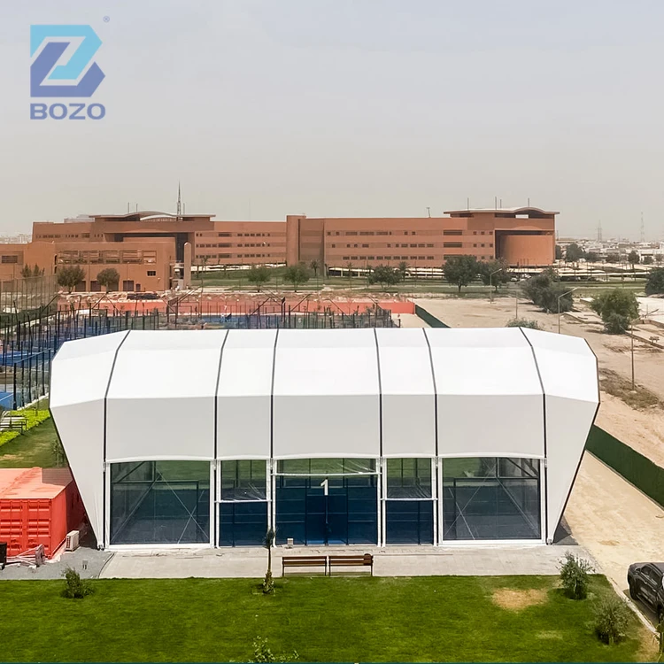 Guangzhou Bozo 40x30 м покрытие для площадки 2 баскетбольная площадка многоугольные палатки спортивных площадок ПВХ тяжелых условий службы продажи