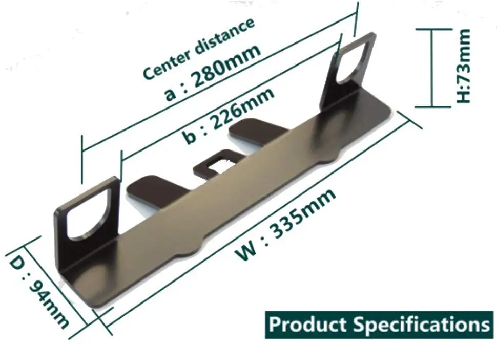 Isofix interface modifies latch holder surface mount latch connectors
