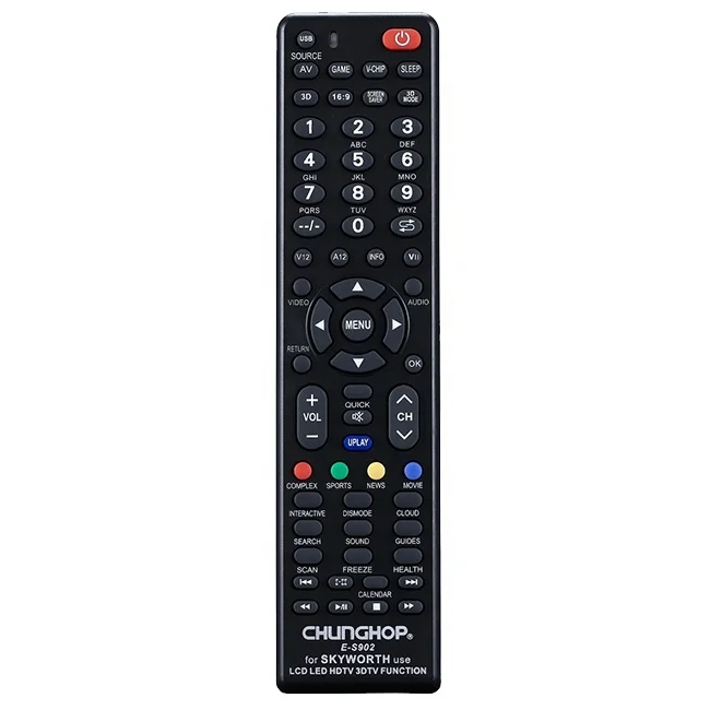 Chunghop E-S902 single brand remote replacement for skyworth TV