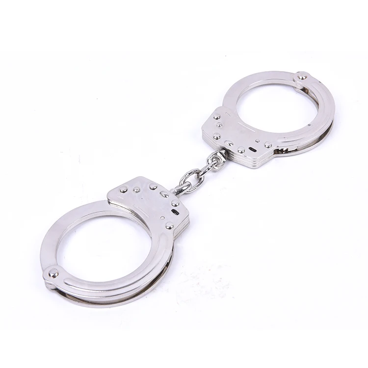 engrave your logo or words or serial NO. army military police carbon steel material handcuffs