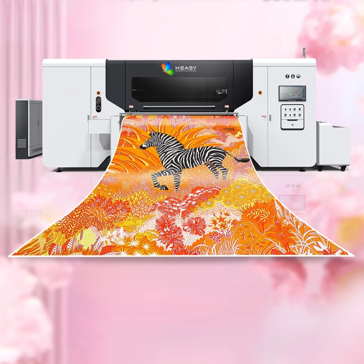 High speed direct printing on fabric textile 1.8m ricoh gen6 textile digital printer use pigment reactive dye ink fabric printer