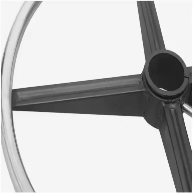 Hardware fitting chromed polishing star swivel chair base office/home furniture Bar Chair Foot Ring