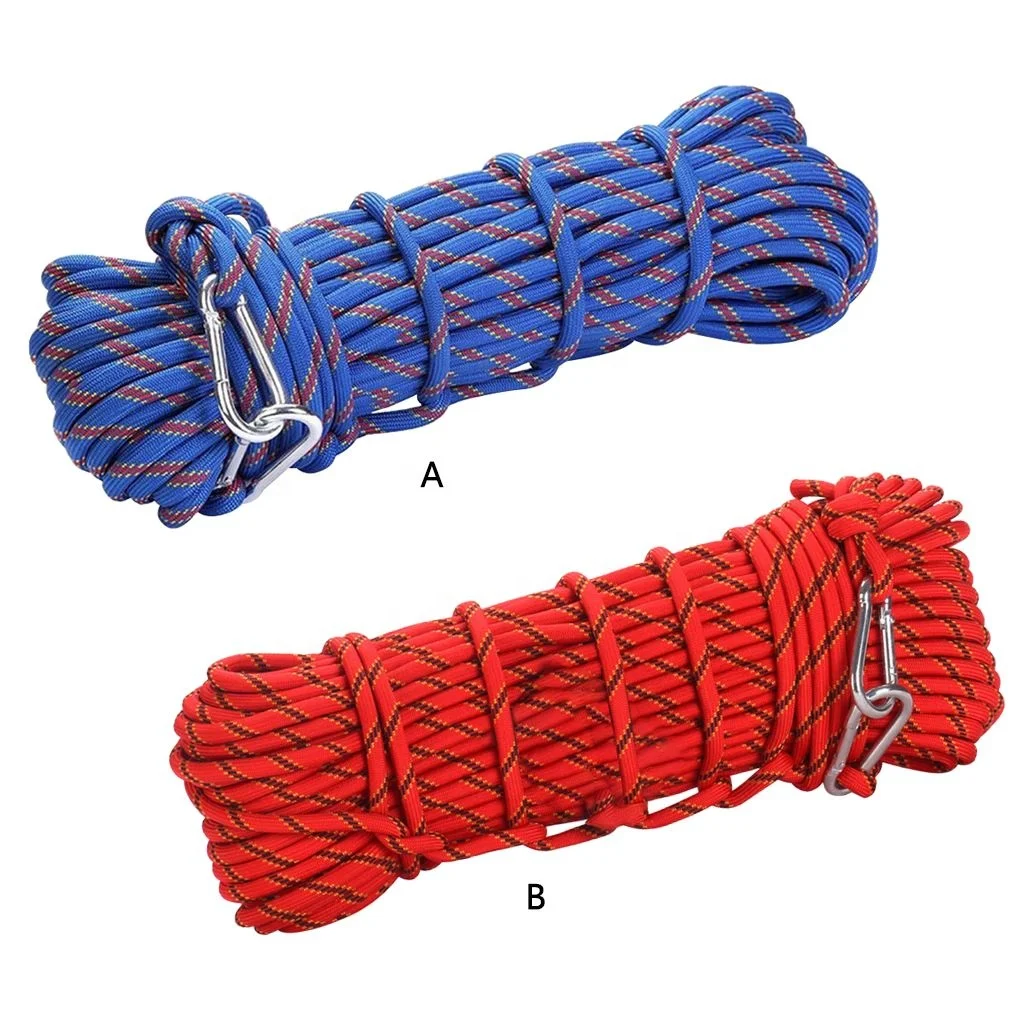 High Quality Outdoor Rescue Rope Climbing Safety Insurance Escape Rope Wild Trekking Survival Tool