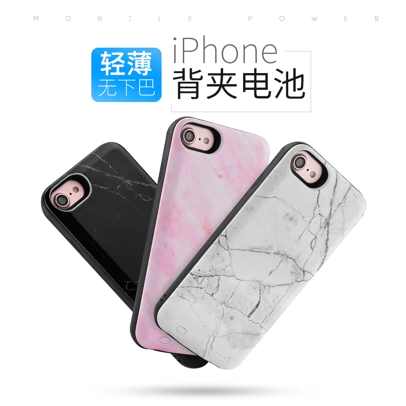Лидер продаж мраморный умный чехол для батареи iphone 12 Pro Max внешний аккумулятор зарядный iPhone Mini тонкое зарядное