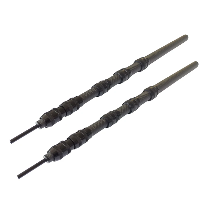 high strength 2m carbon fiber telescopic pole carbon tarp tent pole