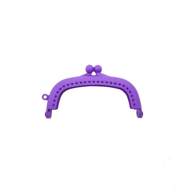 Hot 85MM arc candy color plastic resin mouth money bag frame kiss lock frame coin bag DIY therapeutic bag sewing