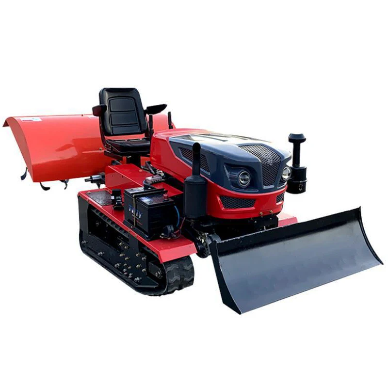 Cheap made in china 25 hp Ride on crawler rotary tiller Multipurpose farm tractor (1600455990472)