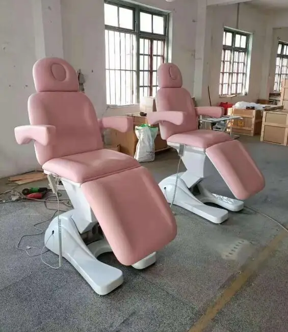 Modern Cheap Adjustable Therapy Spa Salon Cosmetic 3 Electric Motors Beauty Treatment Massage Facial Bed Podiatry Chair