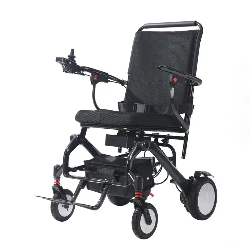 Best Cheap Price Handicapped Lightweight Chinese Powerful Motors 19.5KG with Battery Electric Wheelchair for the Elderly People
