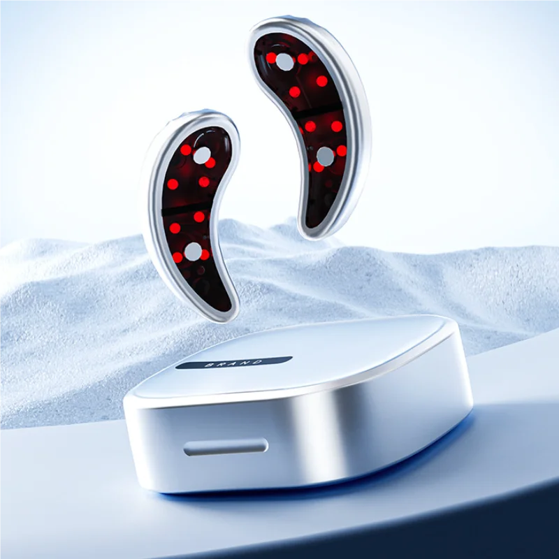 Beauty Wand Vibration Eye Massager Light Therapy Eye Massager EMS Micro-current Heating Anti-age Dark Circles Red USB Charge