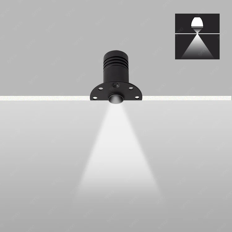 Aluminum Anti Glare 2w 5w 7w 9w 12w 15w Mini Downlight Trimless Small Hole Spotlight Trimless Led Downlight