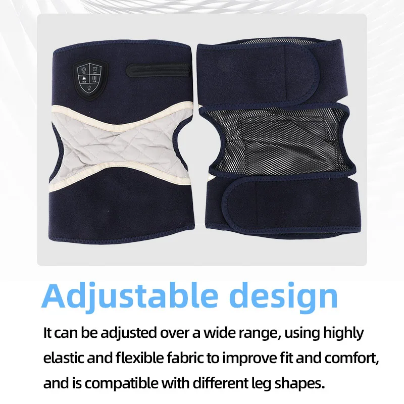 Heating and Vibrating Knee Massager Heating Pad Knee Brace Wrap for Relief Arthritis Knee Shoulder Pain