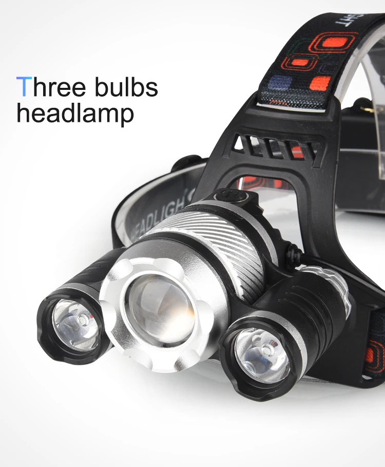DAINING Zoom USB Rechargeable Head Lamp T6 18650  Waterproof Head Lamp Hunting Head Flashlight Headlamps