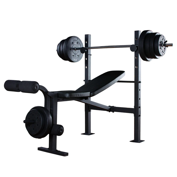 Multipurpose Exercise Home Workout Exercise Barbell Chair Free Adjustable Weight Lifting Bench