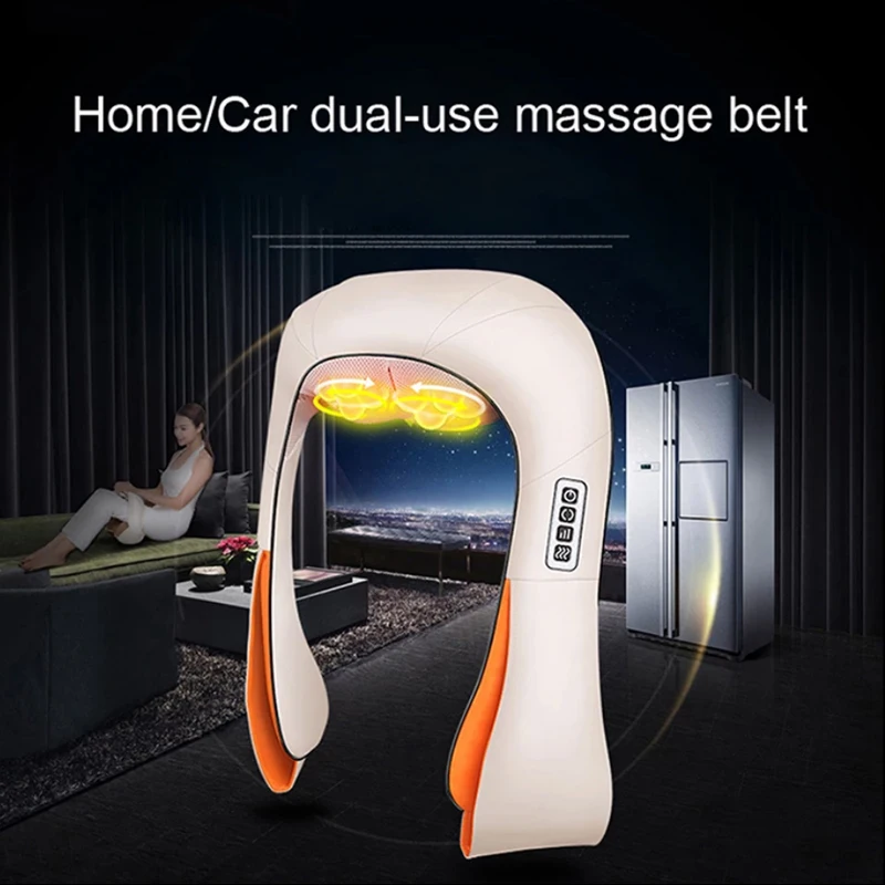 Deep Kneading Shoulder Massage Belt Electronic Heating shiatsu Massage Shawl
