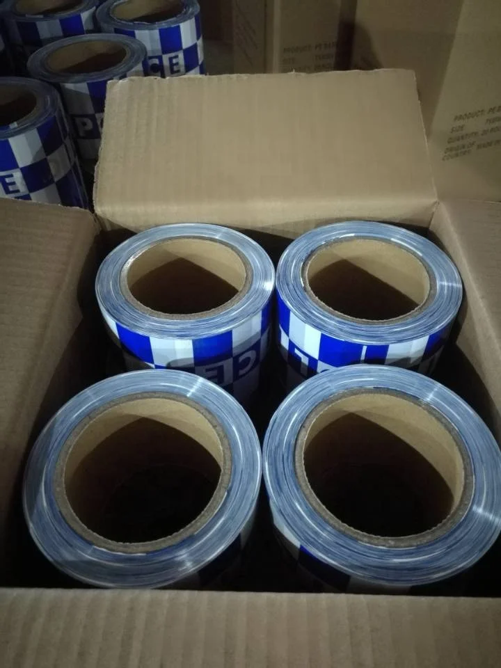 Wholesale custom printed free sample safety barrier red and white caution tape