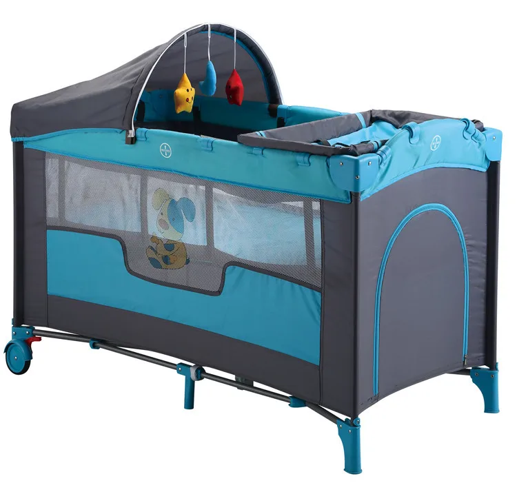 European baby travel cot very compact foldable playpen baby bed