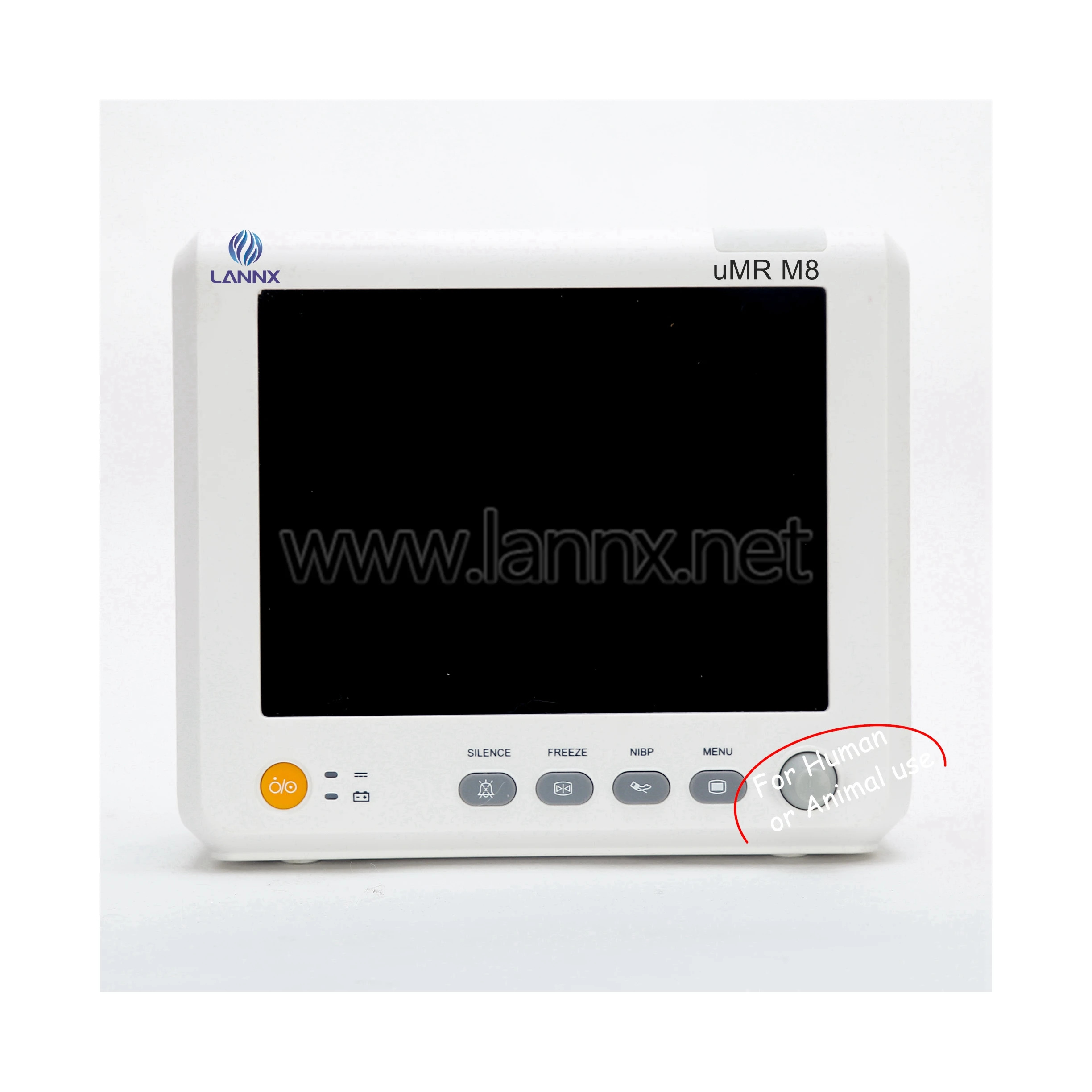 LANNX uMR M8 Hot Sales Medical Handheld Vital Signs Monitor For human or animal use hospital Multiparameter Patient Monitor