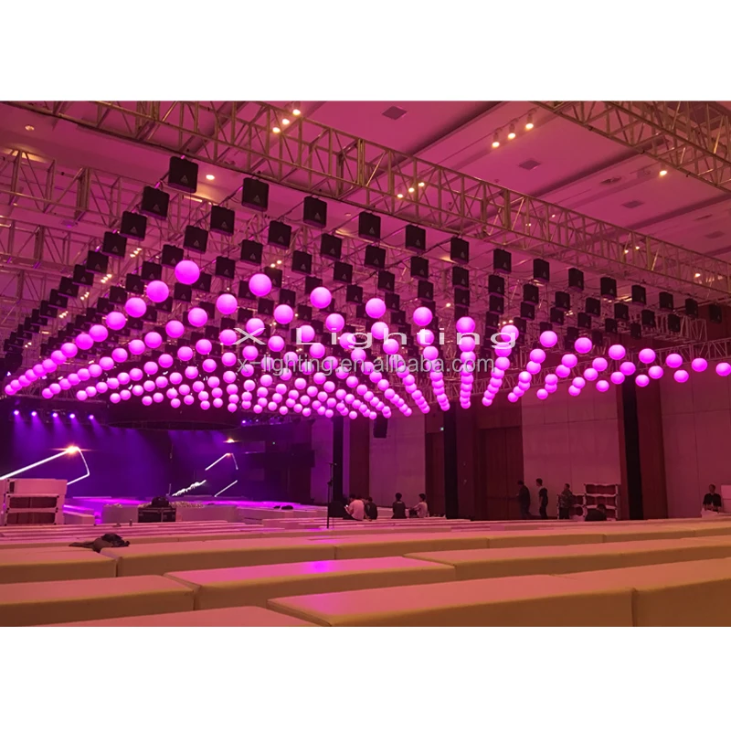 Dmx Control Lifting Ball Led Stage Light Wedding Equipments Multisizes Concert Dance TV  Show ball Lights