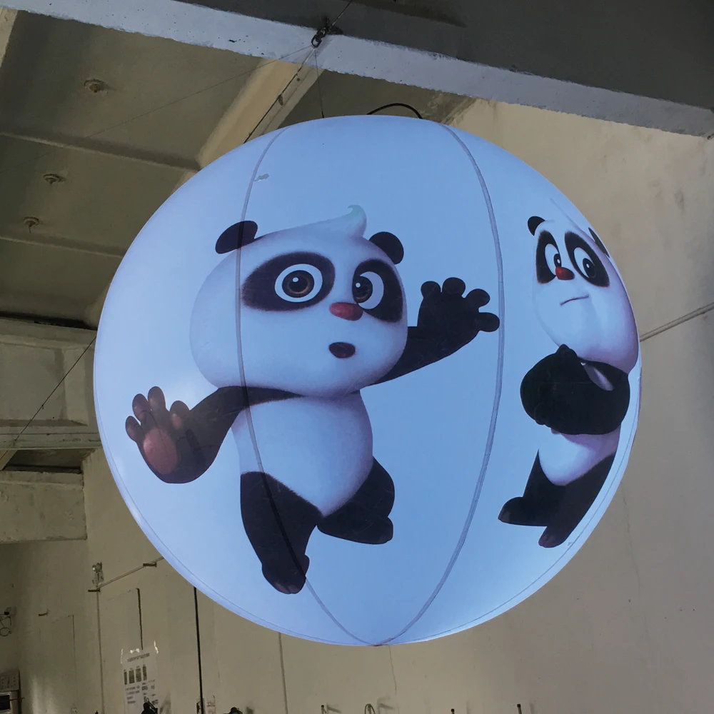 Giant size advertising purpose inflatable helium ball balloon for advertising
