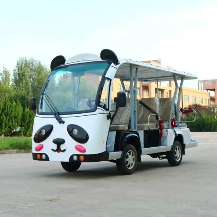 grwa 14 seats electric sightseeing car shuttle bus with ce cartoon sightseeing mini car