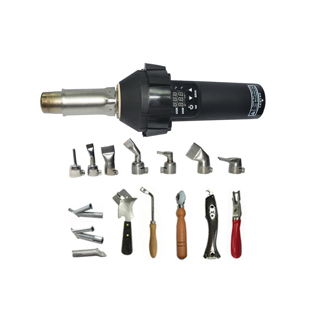 Recycling PVC Roof Hot Air Heat Gun Plastic Vinyl Welding Gun Kit