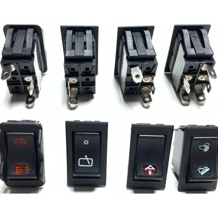 Professional Manufacturer 12v 24v Marine Boat Car Switch On-off Led Light Bar Rocker Switch