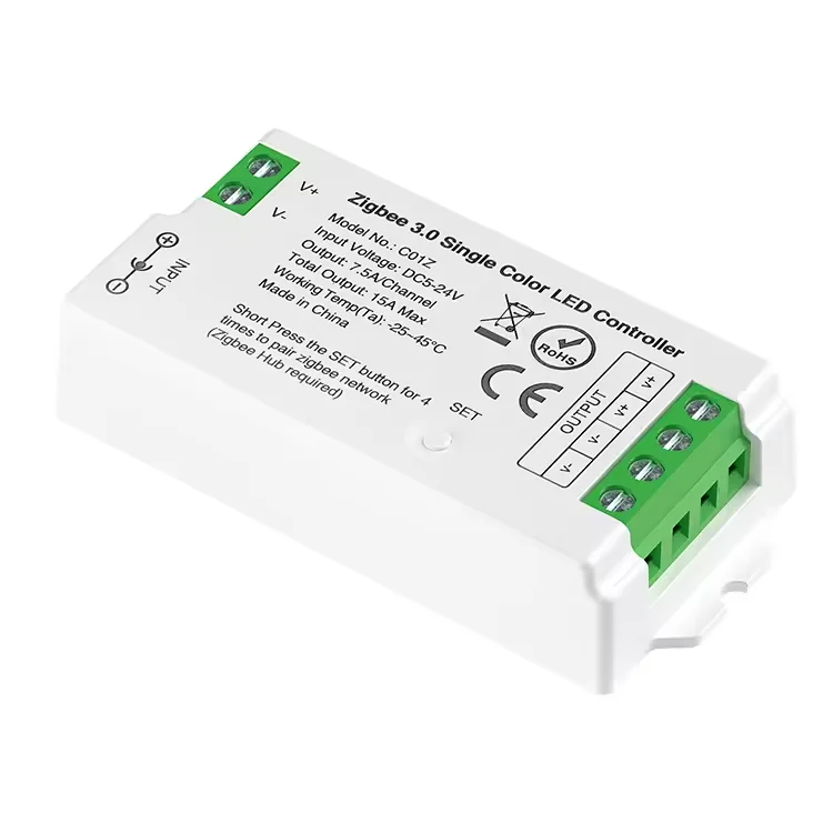 eSann DC5-24V Smart Lighting Control System Dim Single Color RGW RGBW RGBCCT Zigbee Dimmer For LED Strip