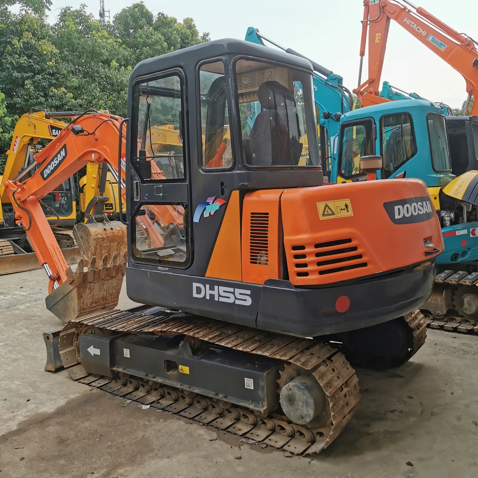 On sale Used Engineering Construction Machinery South Korea Original Machine Doosan DH 55 Used Excavators