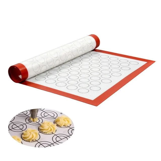 Силиконовый коврик для выпечки из стекловолокна с антипригарным покрытием 40 х60 см