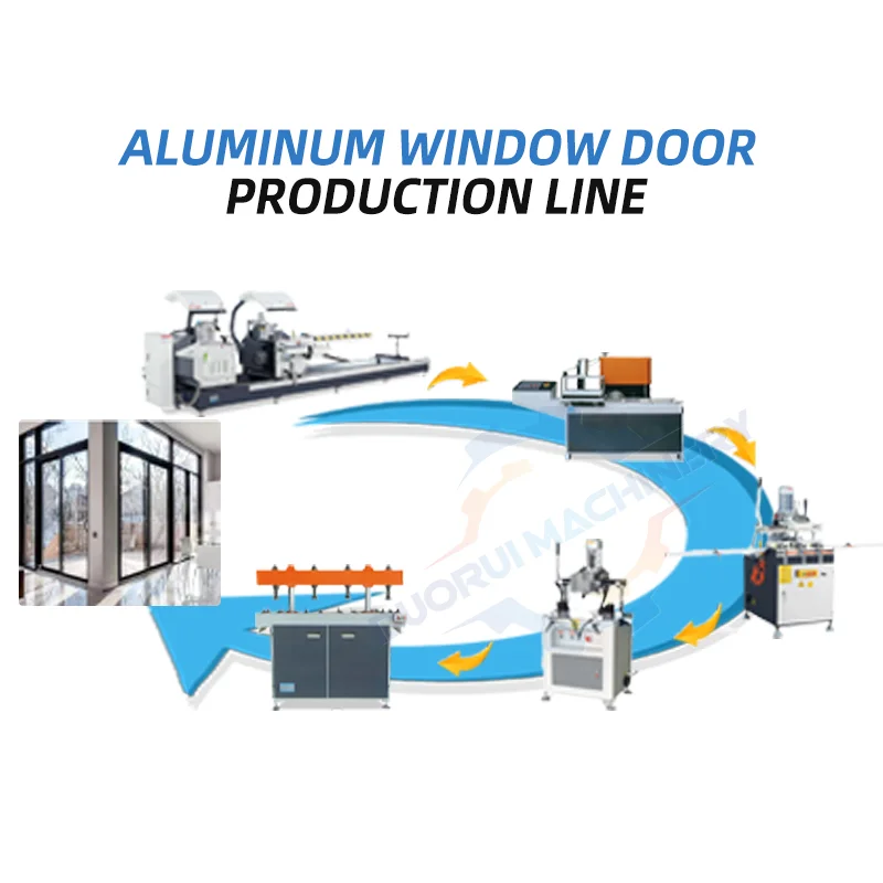 Center Machining Aluminum Processing For 3 Axis Windows Drilling Centres Milling Curtain Wall Profile Cnc Milling Machine