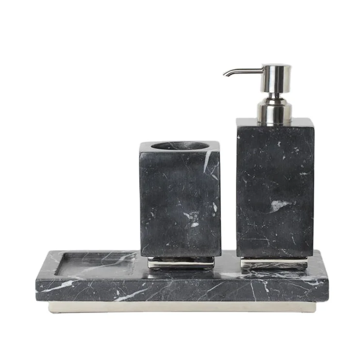 Natural Marble Lotion Liquid Soap Dispenser