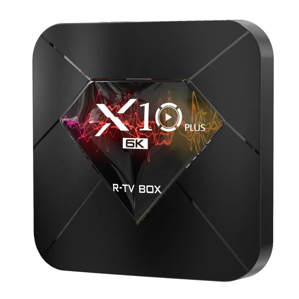 Android TV Box X10 PLUS Quad Core 2GB Android 9.0 Smart Voice 4GB 32GB Set Top Box