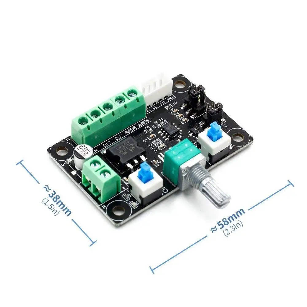 DC 12V 24V Pulse Signal Generator for Stepper Motor Driver Controller Speed Regulator