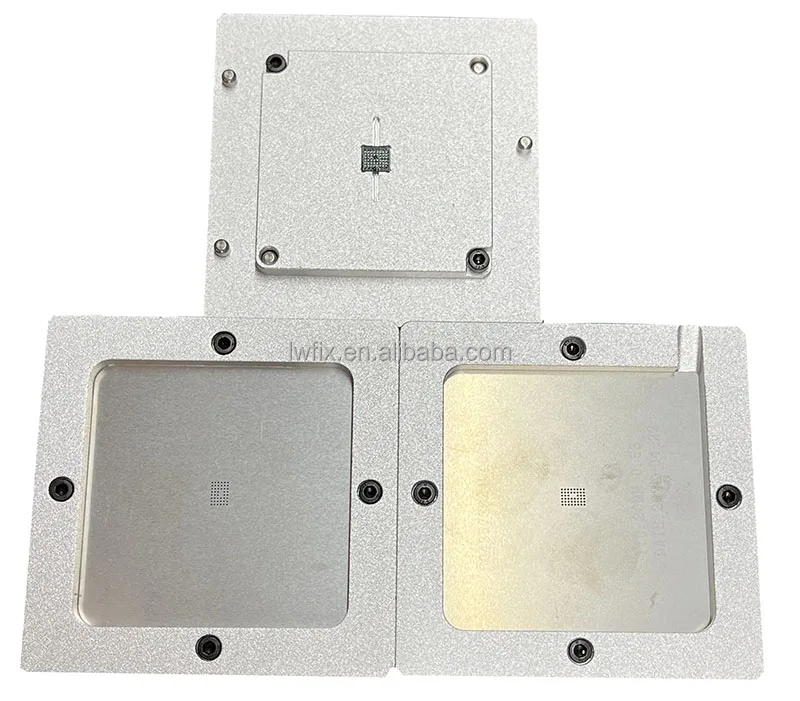Aluminium Alloy BGA Reballing Kit Balls Stencils Kits For Chip Rework Repair Soldering Station Planting Fixtures
