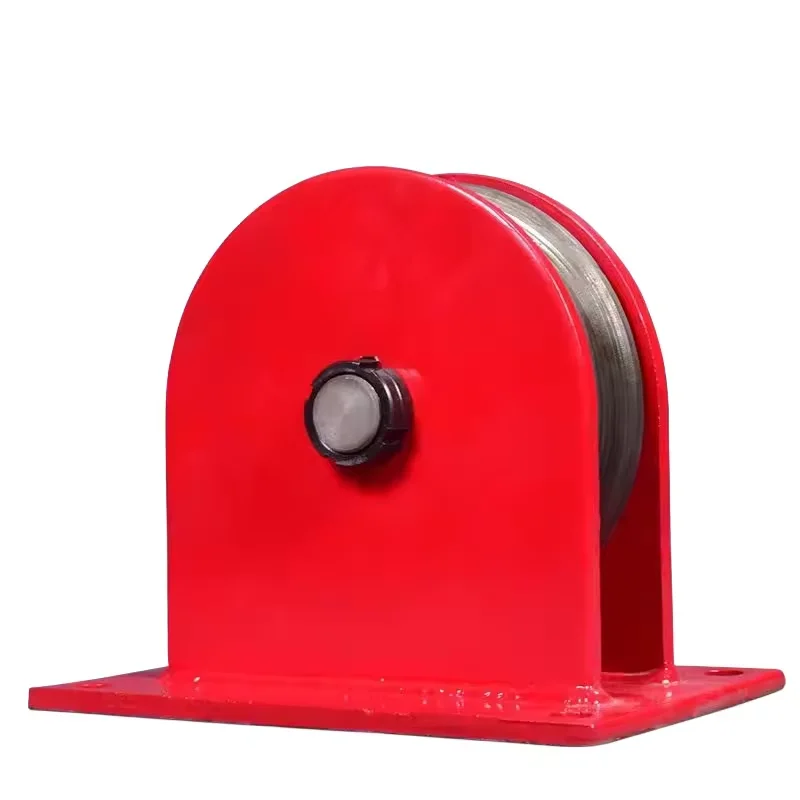 Accessories crane sheave steel wire rope bearing steel pulley