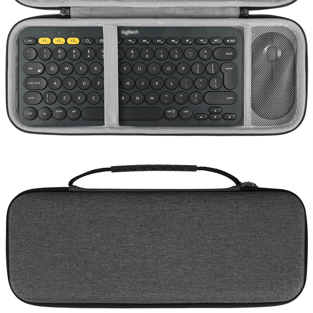 Factory direct portable hard shell storage box suitable for keyboard protective case finishing bag pressure and dust.