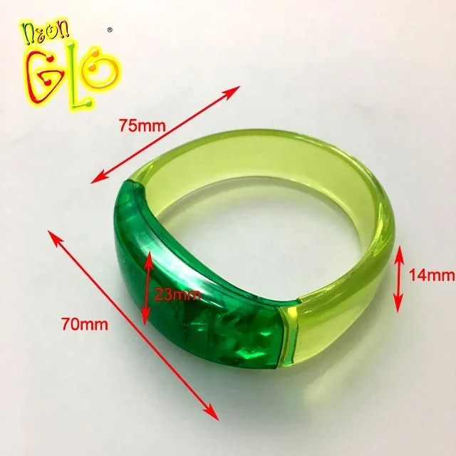 Custom logo print led watch bracelet led control wristwand flashing bracelet for ktv dance and party