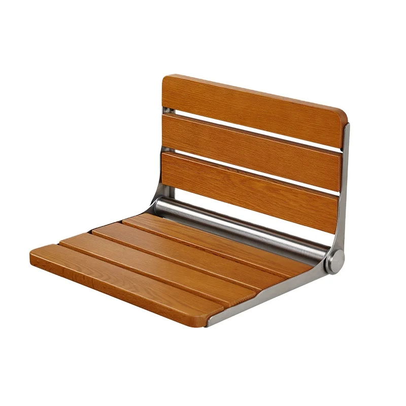 High quality Wall mounted folding stationary shower  seat bath chair stool  elderly disabled