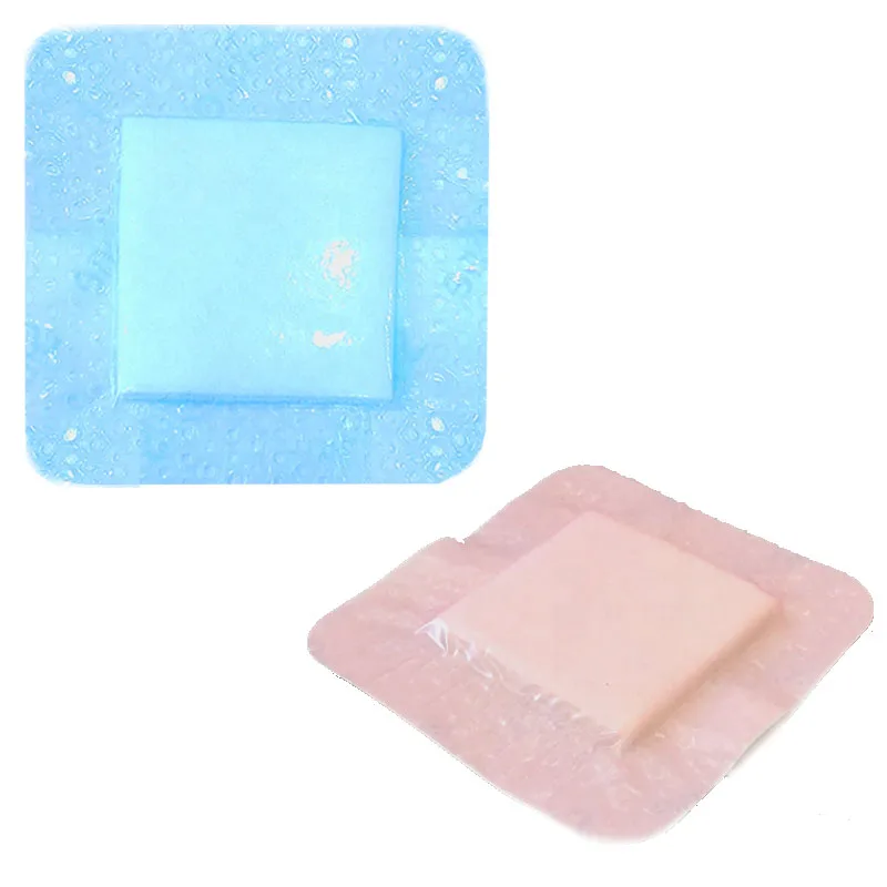 Pink Or Blue  For Traumatic Wound High Absorbent Medical Sterile Foam Silicone Dressings