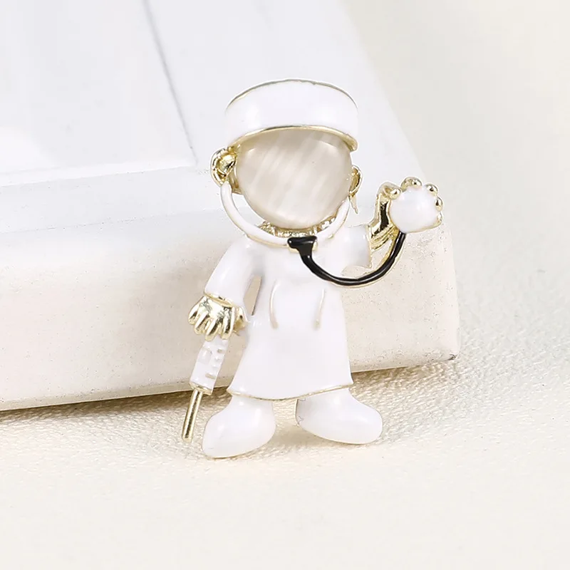 Nurse Pins Medical Brooches for Doctor Nurse Stethoscope Lapel Pin Medical Jewelry Nurse Gift for Hospital Workers