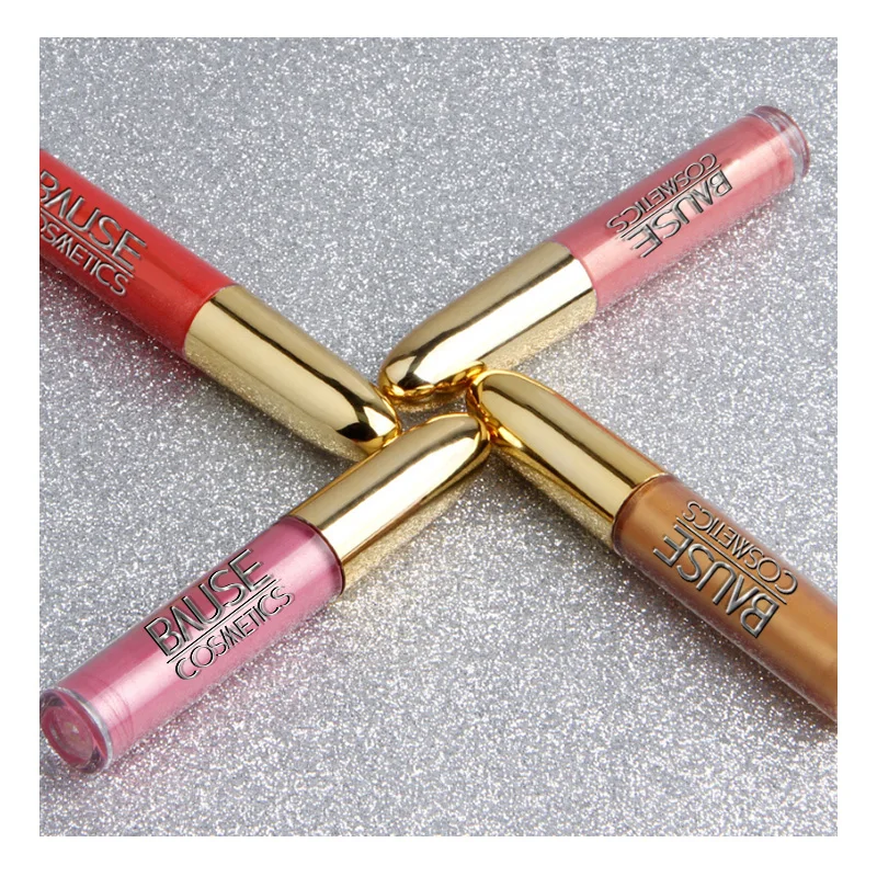 Free sample ISO approved top quality factory private label customized texture formula shinny clear lip gloss kit