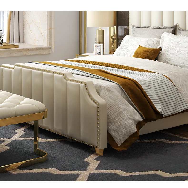 
Modern Luxury Italian Latest Storage Queen King Size Bed 