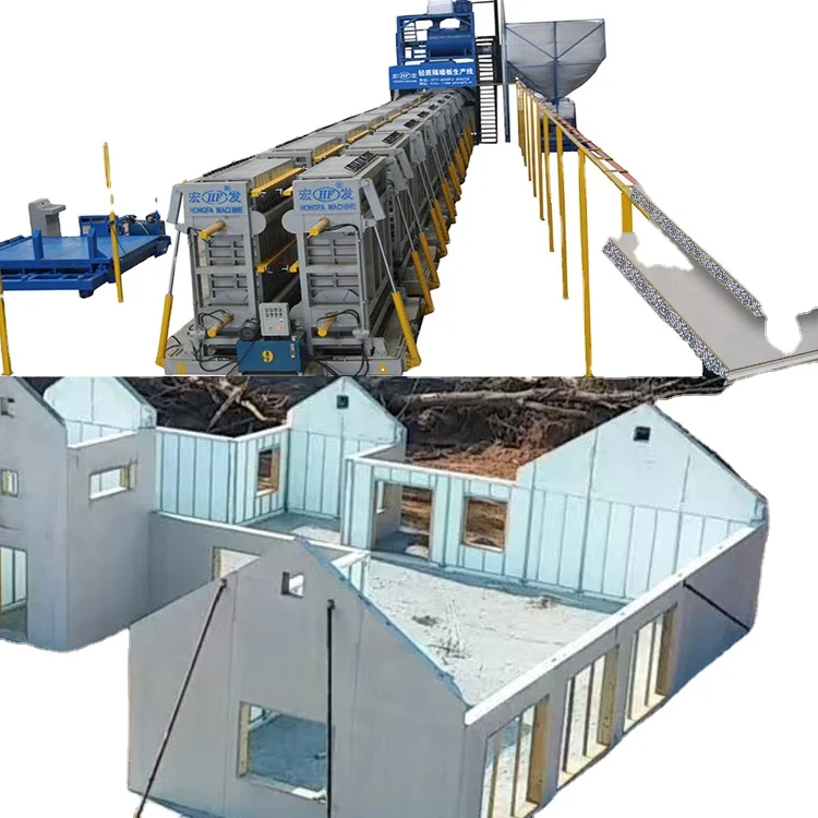 business ideas set up sandwich wall panel factory precast concrete wall panel machine foam concrete machine use expanded clay