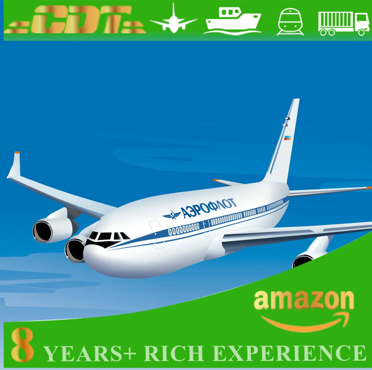 CDT High Qualified Shipping Company Sea/Air Freight Forwarder Services DDP Door to Door from China To USA/Canada/Morocco/Spain